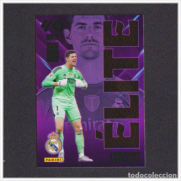 Cromos de Futebol: MEGACRACKS 2026 2027 26 27 PANINI COURTOIS 4 ELITE REAL MADRID ALBUM COLECCI&Oacute;N LIGA MGK