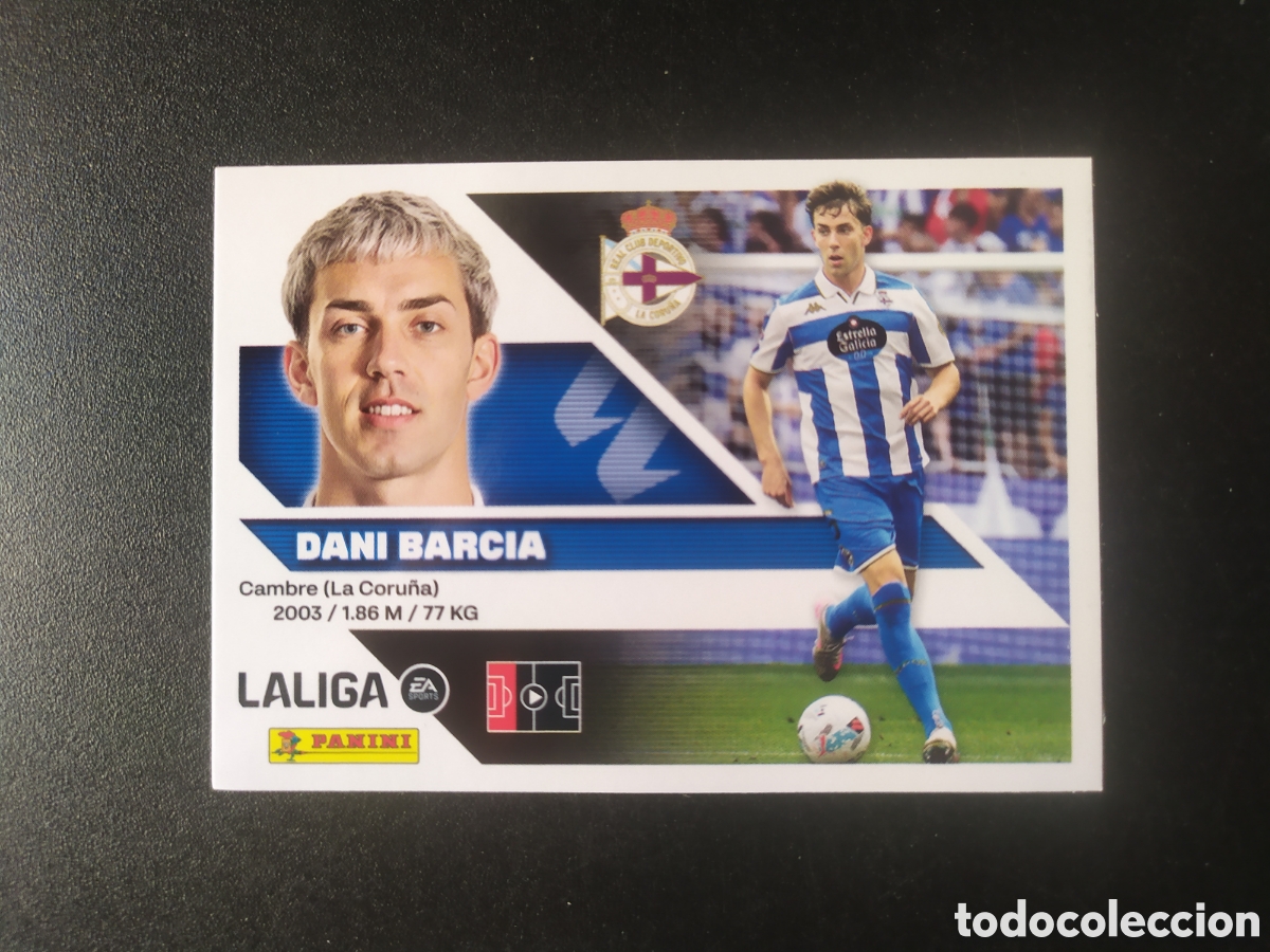 Cromos de Futebol: Liga este 2026 2027 26 27 panini Dani Barcia n&deg; 8 Deportivo Coru&ntilde;a