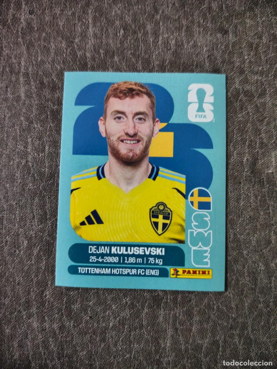 Football Stickers: Cromo SWE17 DEJAN KULUSEVSKI SUECIA. Colecci&oacute;n FIFA WORLD CUP 2026 PANINI Nuevo