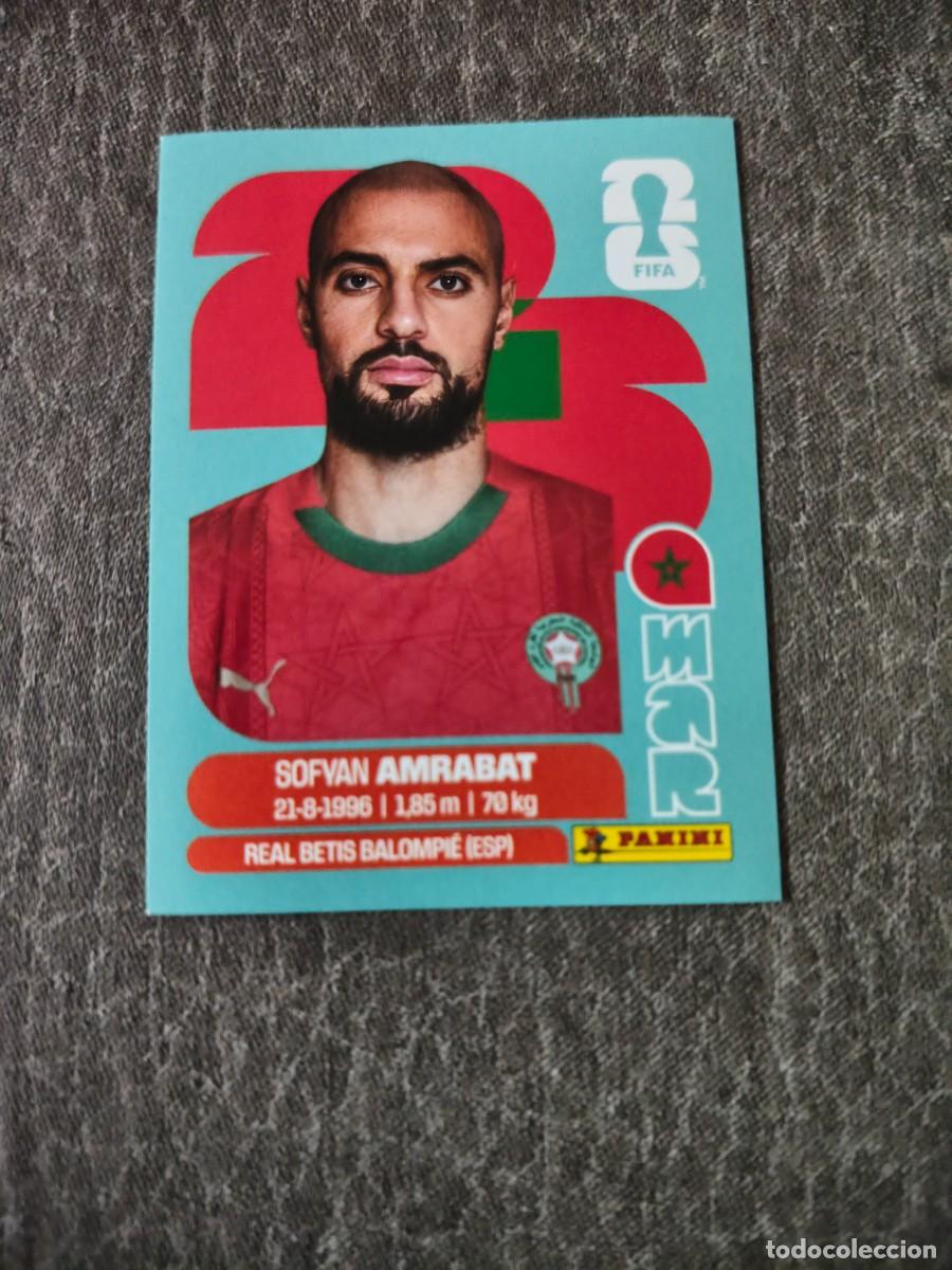 Cromos de f&uacute;tbol: Cromo MAR10 SOFYAN AMRABAT MARRUECOS. Colecci&oacute;n FIFA WORLD CUP 2026 PANINI Nuevo