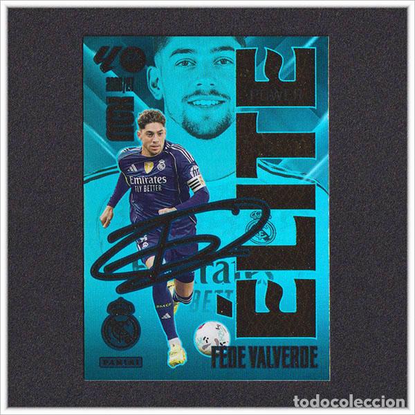 Cartes &agrave; collectionner de Football: MEGACRACKS 2026 2027 26 27 PANINI FEDE VALVERDE 5P 5 ELITE POWER REAL MADRID COLECCI&Oacute;N LIGA MGK