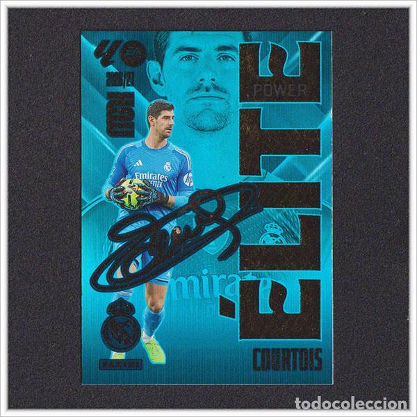 Cromos de f&uacute;tbol: MEGACRACKS 2026 2027 26 27 PANINI COURTOIS 4P 4 ELITE POWER REAL MADRID COLECCI&Oacute;N LIGA MGK