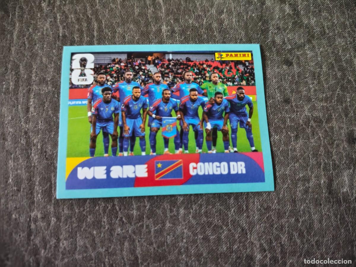 Cromos de f&uacute;tbol: Cromo COD13 WE ARE CONGO DR REP&Uacute;BLICA DEMOCR&Aacute;TICA CONGO. Colecci&oacute;n FIFA WORLD CUP 2026 PANINI Nuevo