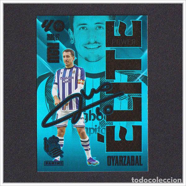 Cromos de f&uacute;tbol: MEGACRACKS 2026 2027 26 27 PANINI OYARZABAL 13P 13 ELITE POWER REAL SOCIEDAD COLECCI&Oacute;N LIGA MGK