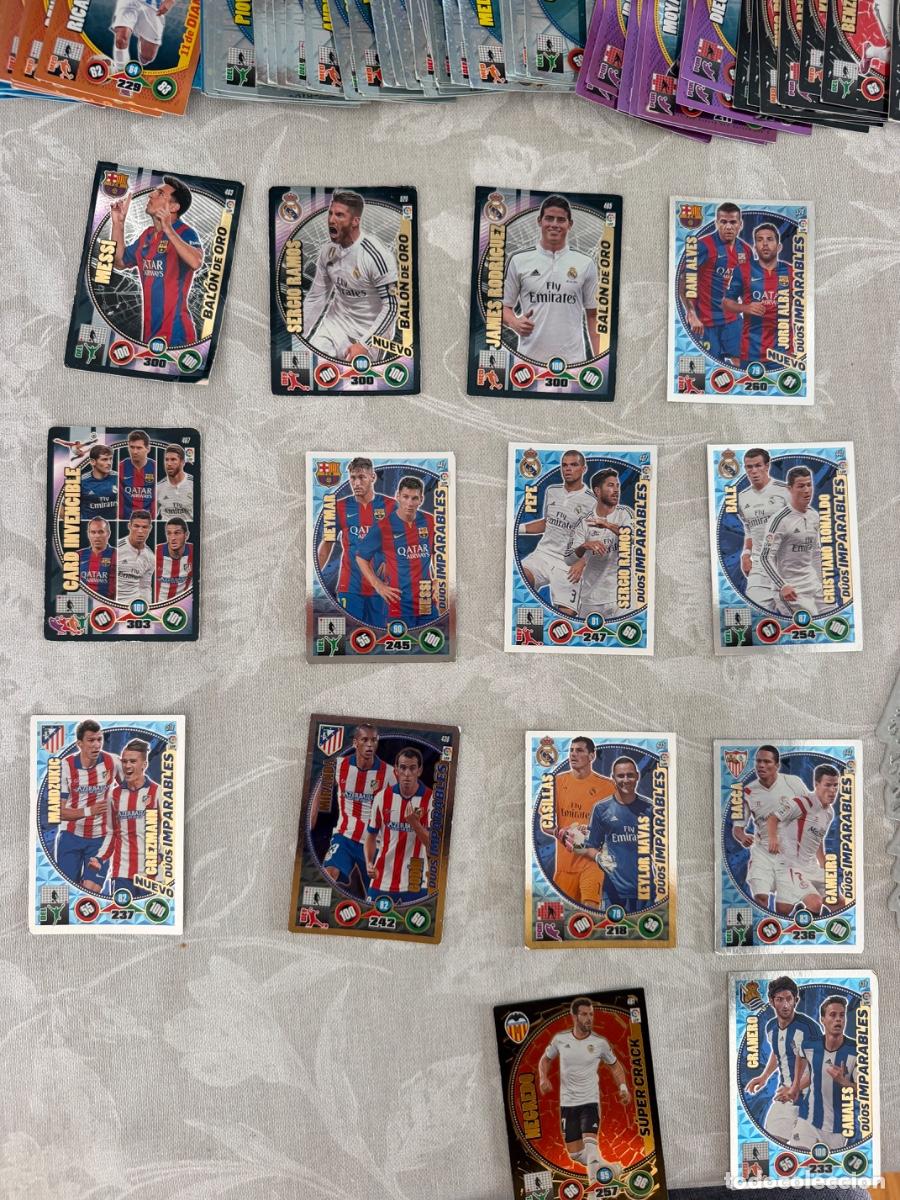 Cromos de f&uacute;tbol: Lote Panini Adrenalyn XL La Liga 2014-15 &ndash; Cartas especiales + Bal&oacute;n de Oro