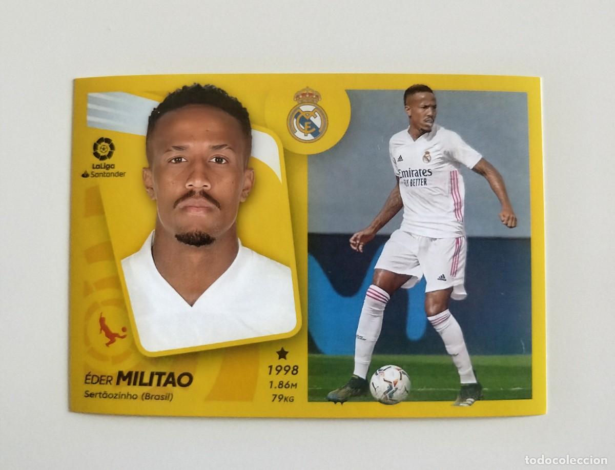 Cromos de f&uacute;tbol: Militao 11 SIN PEGAR NUNCA PEGADO Real Madrid CF Liga Ediciones Este 21 22 / 2021 2022