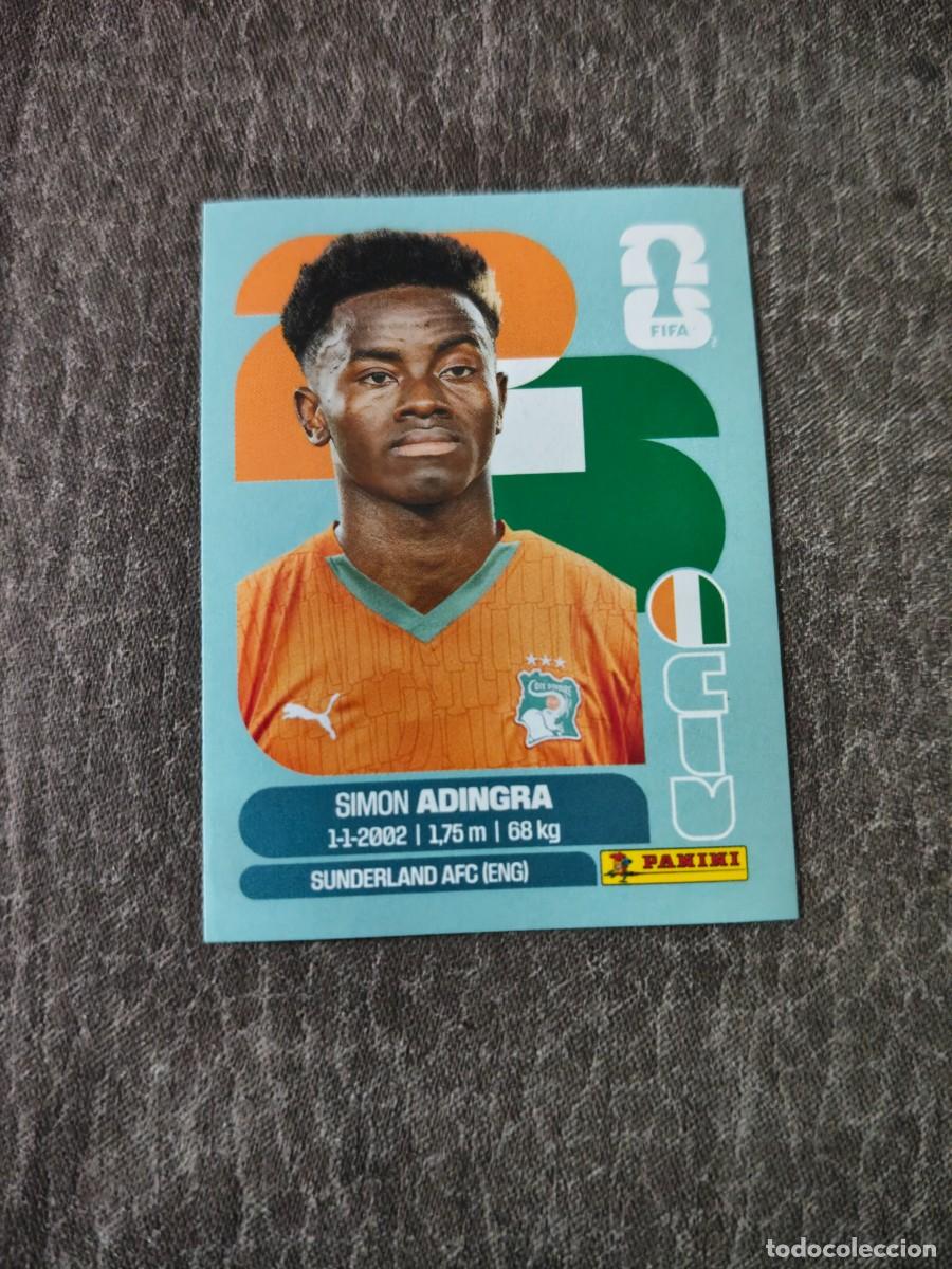 Cromos de f&uacute;tbol: Cromo CIV17 SIMON ADINGRA COSTA DE MARFIL. Colecci&oacute;n FIFA WORLD CUP 2026 PANINI Nuevo