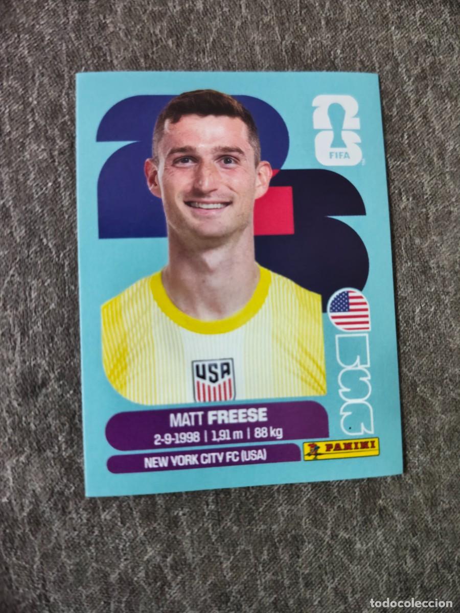 Cromos de f&uacute;tbol: Cromo USA2 MATT FREESE ESTADOS UNIDOS. Colecci&oacute;n FIFA WORLD CUP 2026 PANINI Nuevo
