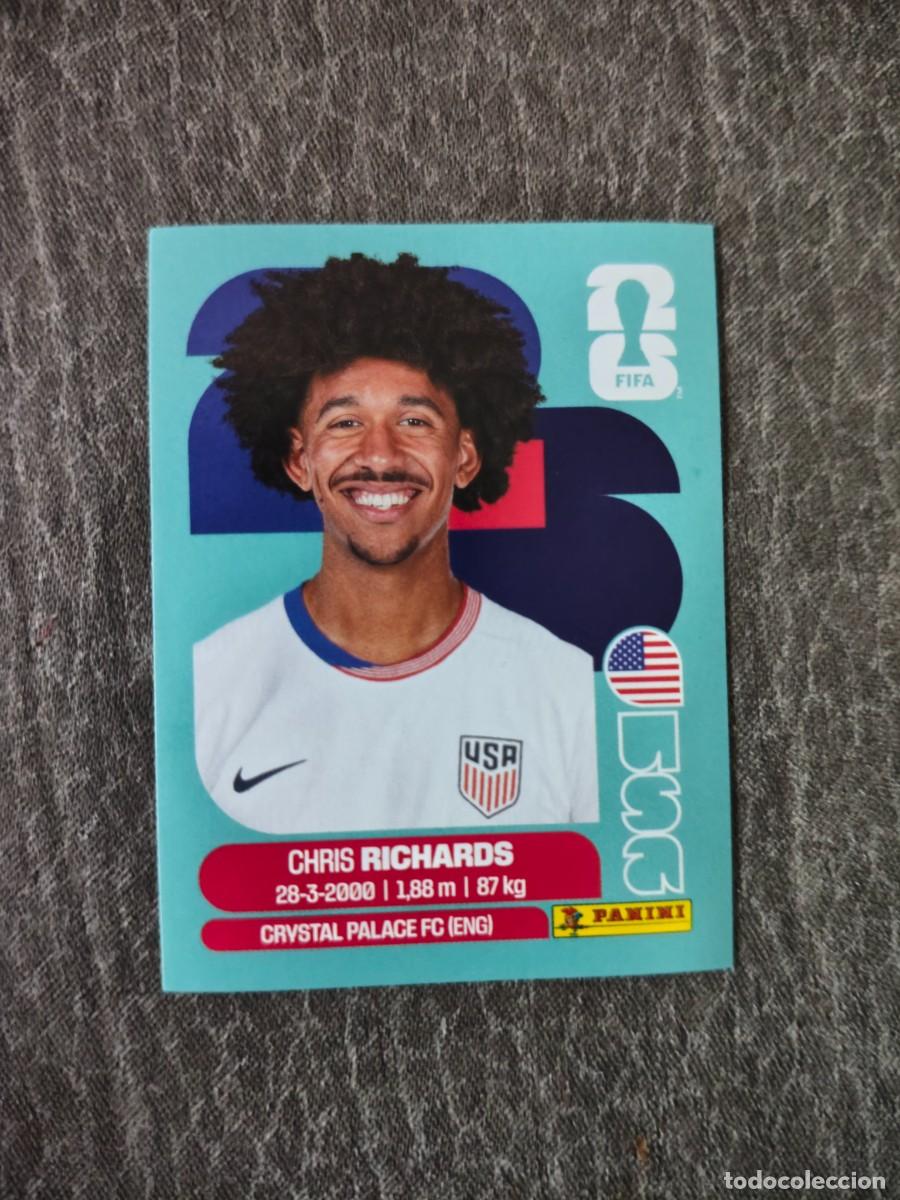 Cromos de f&uacute;tbol: Cromo USA3 CHRIS RICHARDS ESTADOS UNIDOS. Colecci&oacute;n FIFA WORLD CUP 2026 PANINI Nuevo
