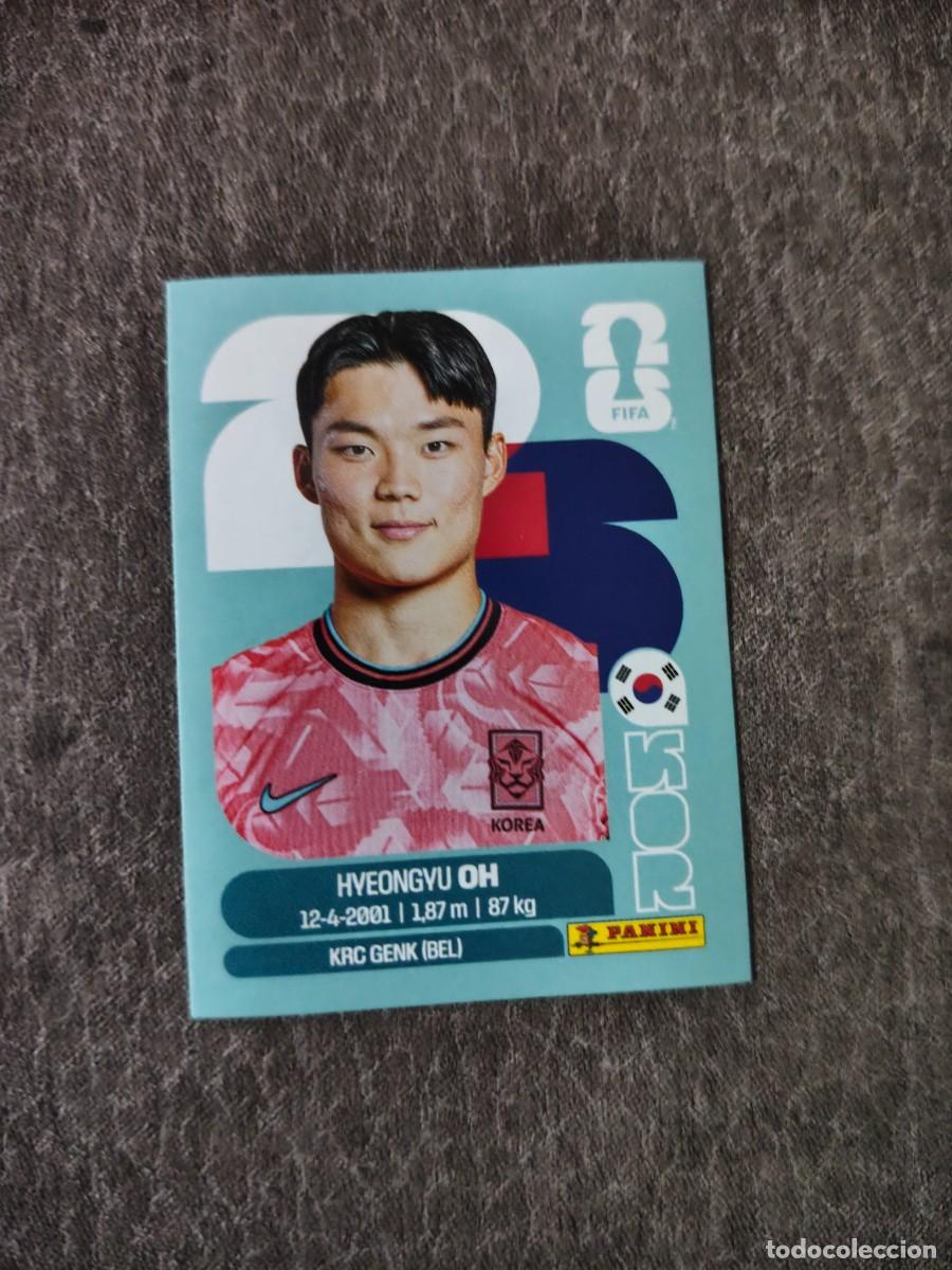 Cromos de f&uacute;tbol: Cromo KOR20 HYEONGYU OH COREA DEL SUR. Colecci&oacute;n FIFA WORLD CUP 2026 PANINI Nuevo