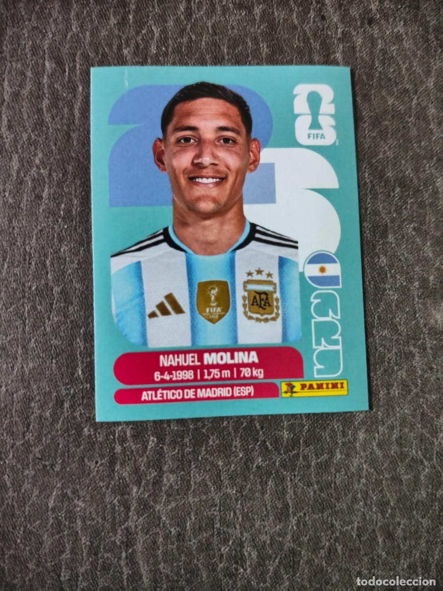 Cromos de f&uacute;tbol: Cromo ARG3 NAHUEL MOLINA ARGENTINA. Colecci&oacute;n FIFA WORLD CUP 2026 PANINI Nuevo