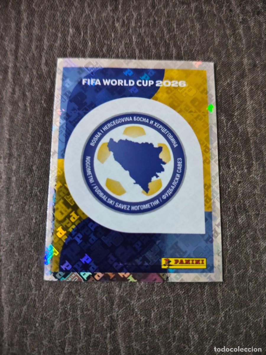 Cromos de f&uacute;tbol: Cromo BIH1 ESCUDO BOSNIA Y HERZEGOVINA. Colecci&oacute;n FIFA WORLD CUP 2026 PANINI Nuevo