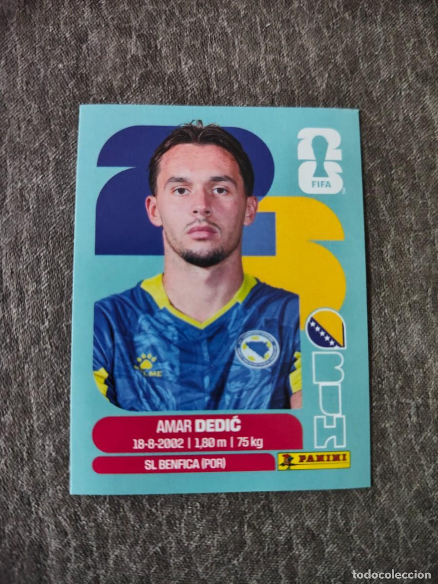 Cromos de f&uacute;tbol: Cromo BIH3 AMAR D&Eacute;DIC BOSNIA Y HERZEGOVINA. Colecci&oacute;n FIFA WORLD CUP 2026 PANINI Nuevo
