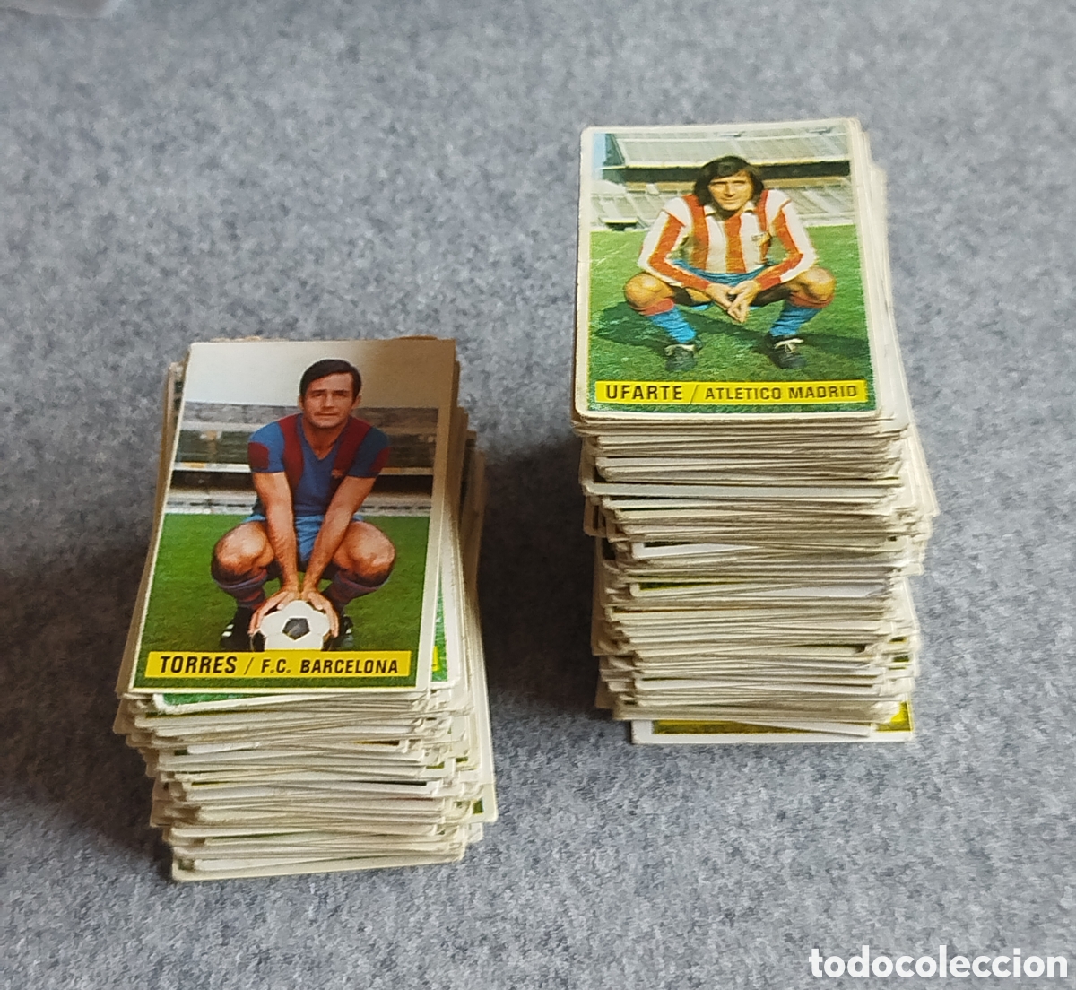Cromos de f&uacute;tbol: LOTE 125 CROMOS SIN PEGAR 74 75 1974 1975 ESTE NUNCA PEGADOS SE VENDEN SUELTOS M&Iacute;NIMO 3&euro; VER FOTOS