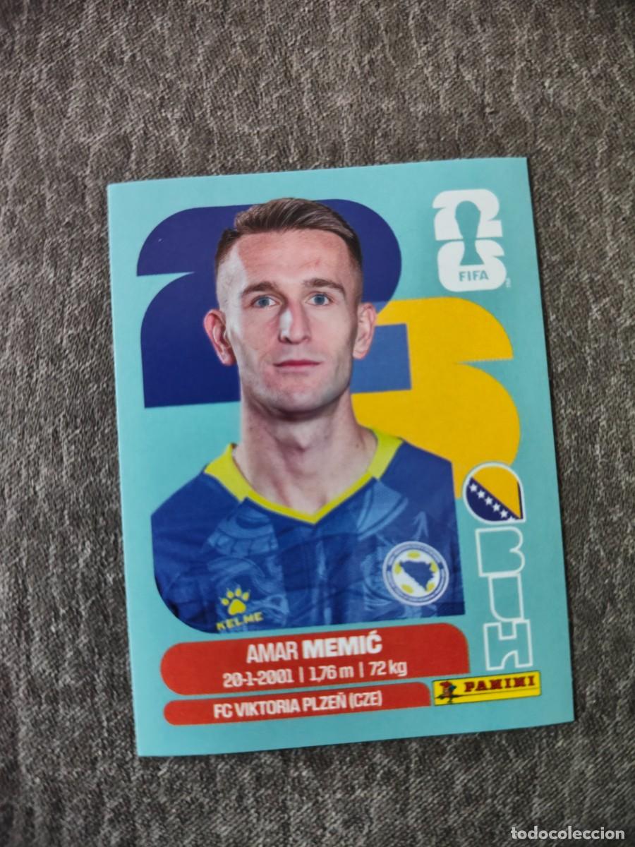 Cromos de f&uacute;tbol: Cromo BIH16 AMAR MEMIC BOSNIA Y HERZEGOVINA. Colecci&oacute;n FIFA WORLD CUP 2026 PANINI Nuevo