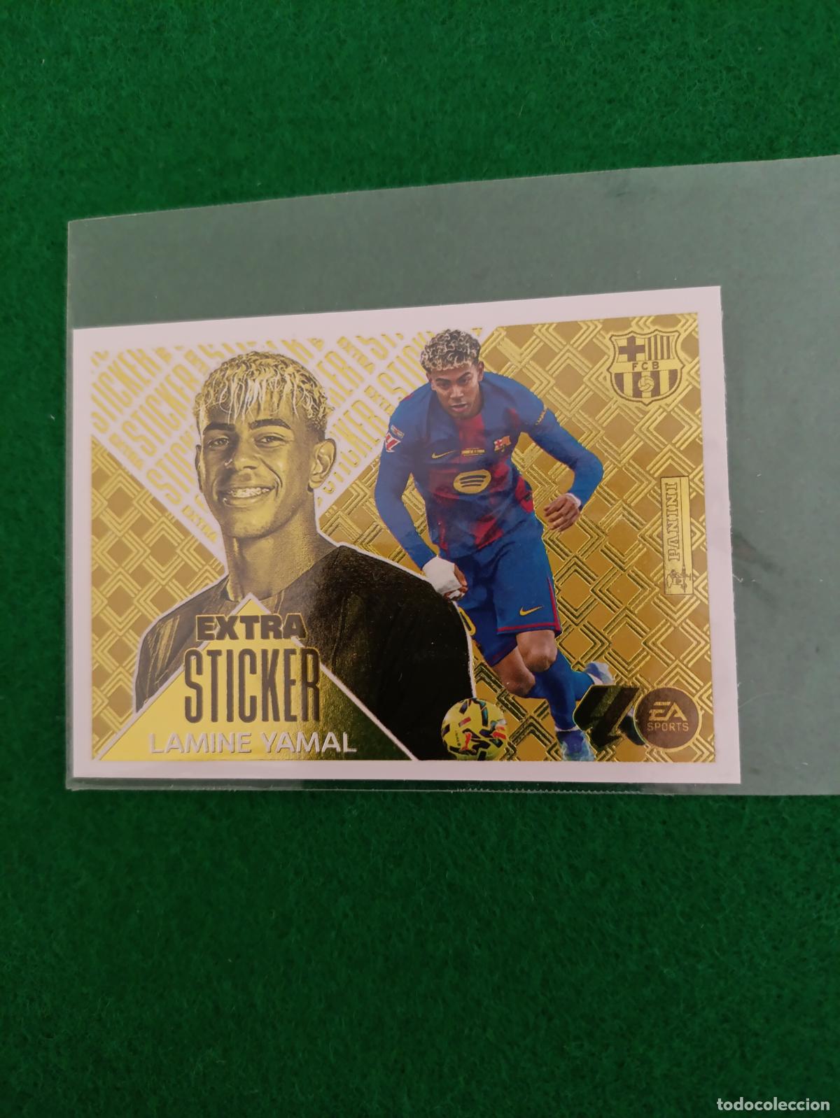 Cromos de f&uacute;tbol: LIGA ESTE 2026 2027 EXTRA STICKER ORO LAMINE YAMALE