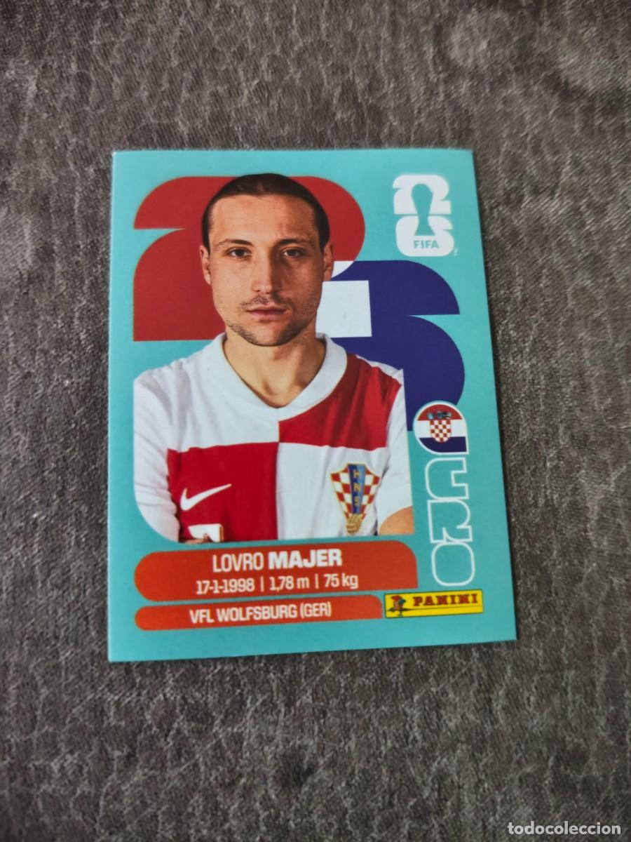 Cromos de f&uacute;tbol: Cromo CRO12 LOVRO MAJER CROACIA. Colecci&oacute;n FIFA WORLD CUP 2026 PANINI Nuevo