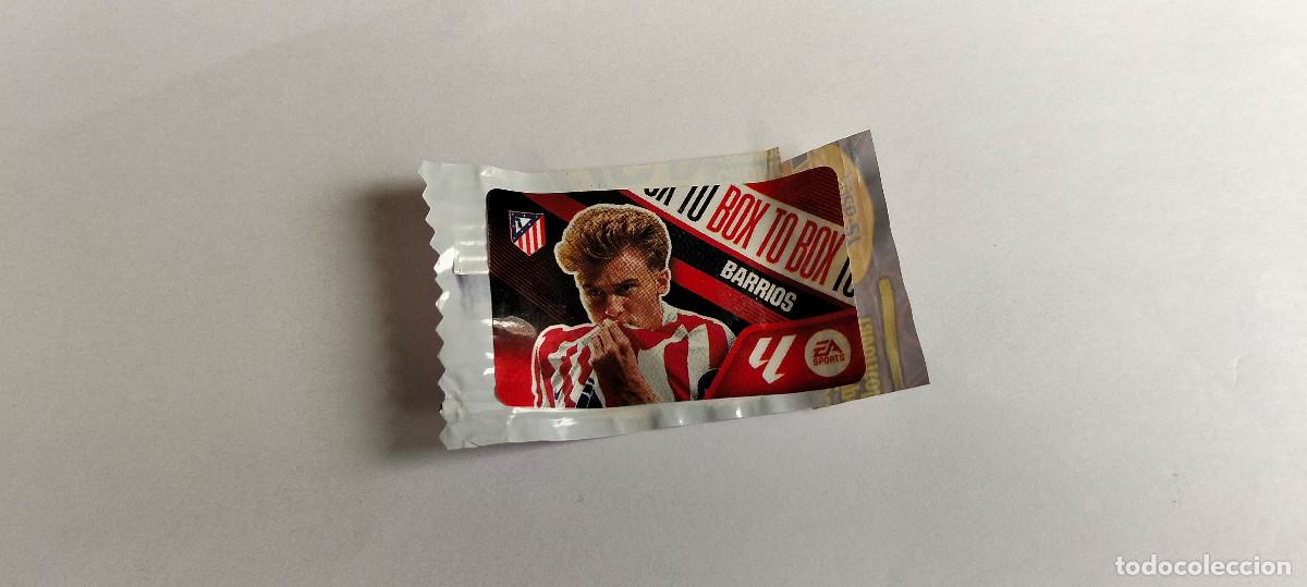 Cromos de f&uacute;tbol: CROMO CHICLE . LIGA ESTE 2026 - 27 ... BOX TO BOX ATCO MADRID . BARRIOS -- LEER ANUNCIO.