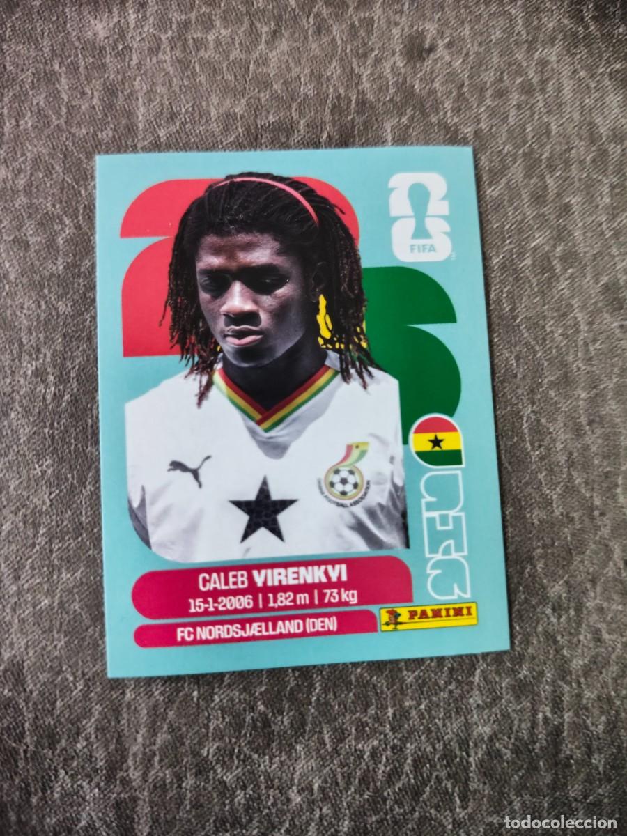 Cromos de f&uacute;tbol: Cromo GHA8 CALEB YIRENKYI GHANA. Colecci&oacute;n FIFA WORLD CUP 2026 PANINI Nuevo