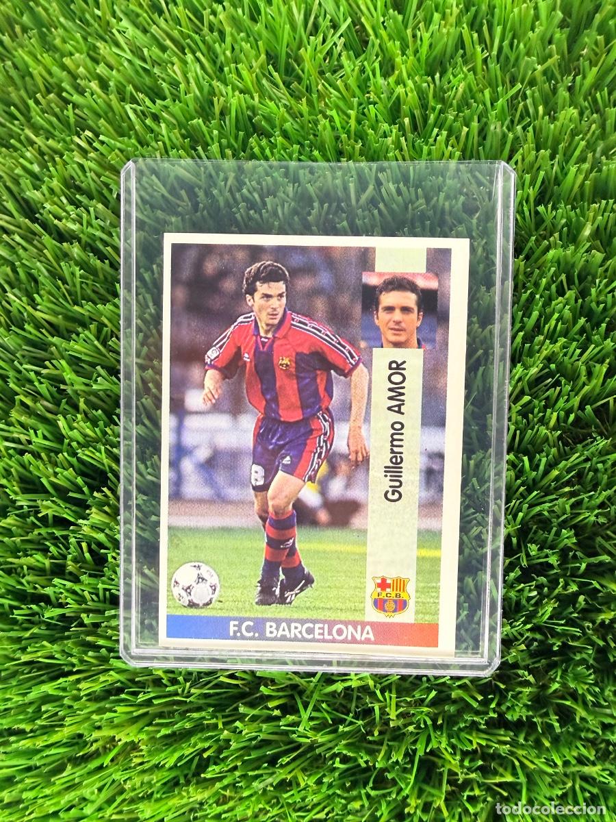 Cromos de f&uacute;tbol: N&ordm; 39 Guillermo Amor FC Barcelona Liga 96 97