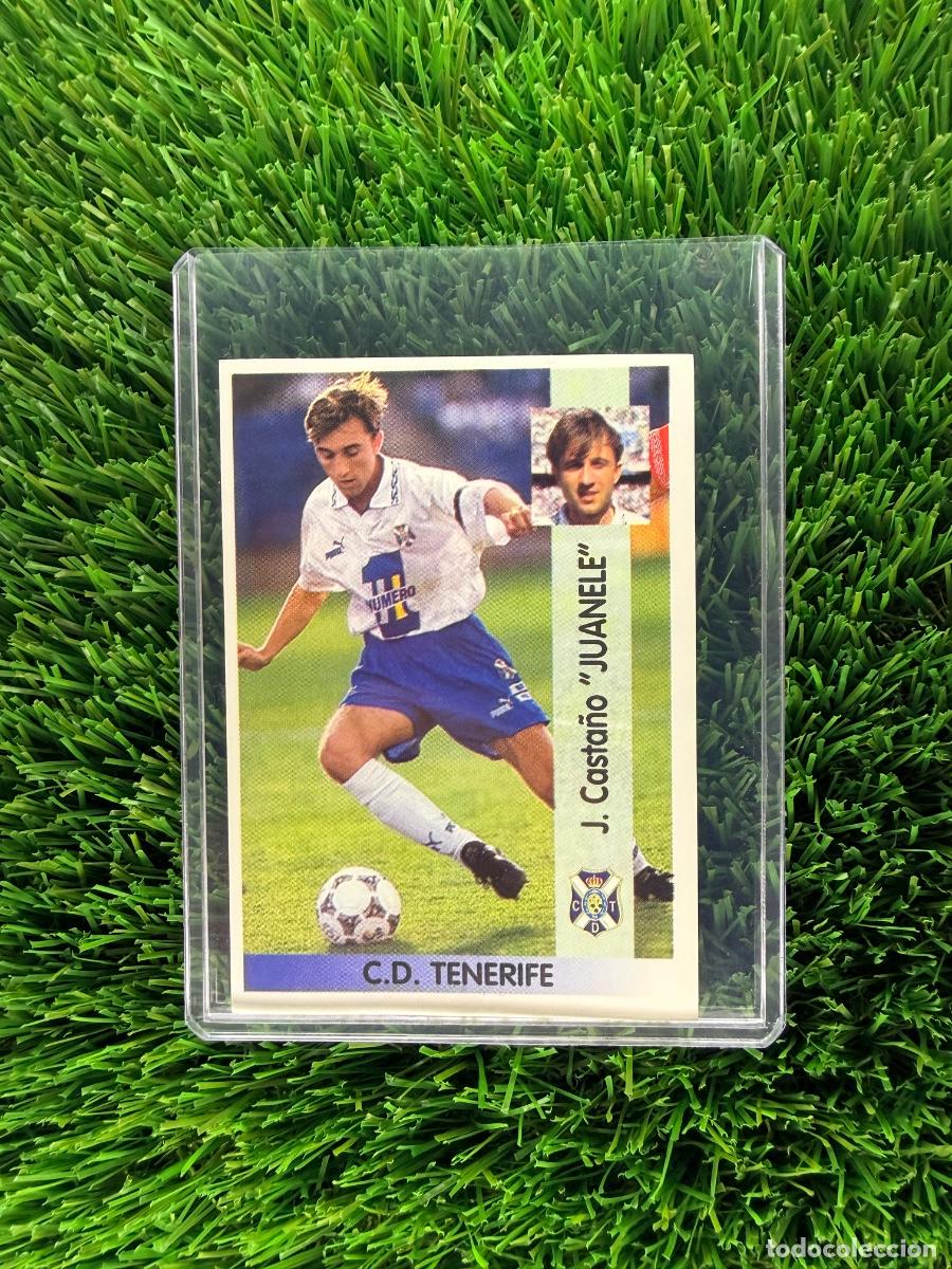 Cromos de f&uacute;tbol: N&ordm; 78 Juan Casta&ntilde;o &rdquo;Juanele&rdquo; CD Tenerife Liga 96 97