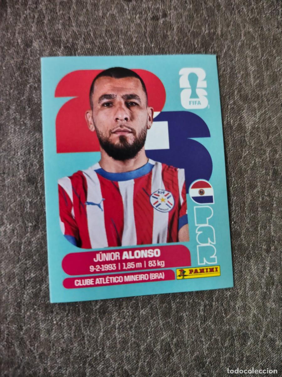 Cromos de f&uacute;tbol: Cromo PAR8 J&Uacute;NIOR ALONSO PARAGUAY. Colecci&oacute;n FIFA WORLD CUP 2026 PANINI Nuevo
