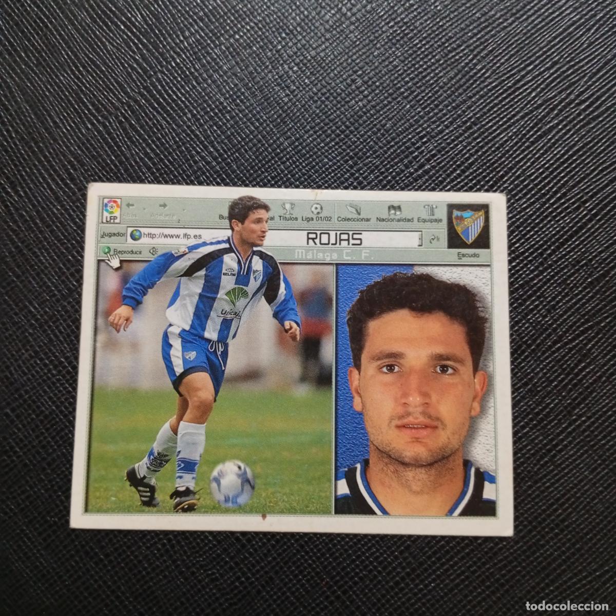Cromos de f&uacute;tbol: ROJAS MALAGA ESTE 2001 2002 CROMO FUTBOL 01 02 LIGA - SIN PEGAR - A216 PG370