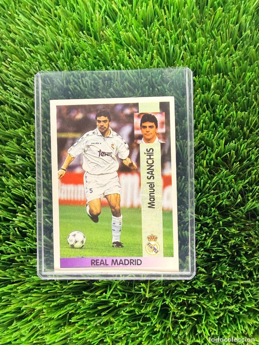 Cromos de f&uacute;tbol: N&ordm; 84 Manuel Sanch&iacute;s Real Madrid CF Liga 96 97