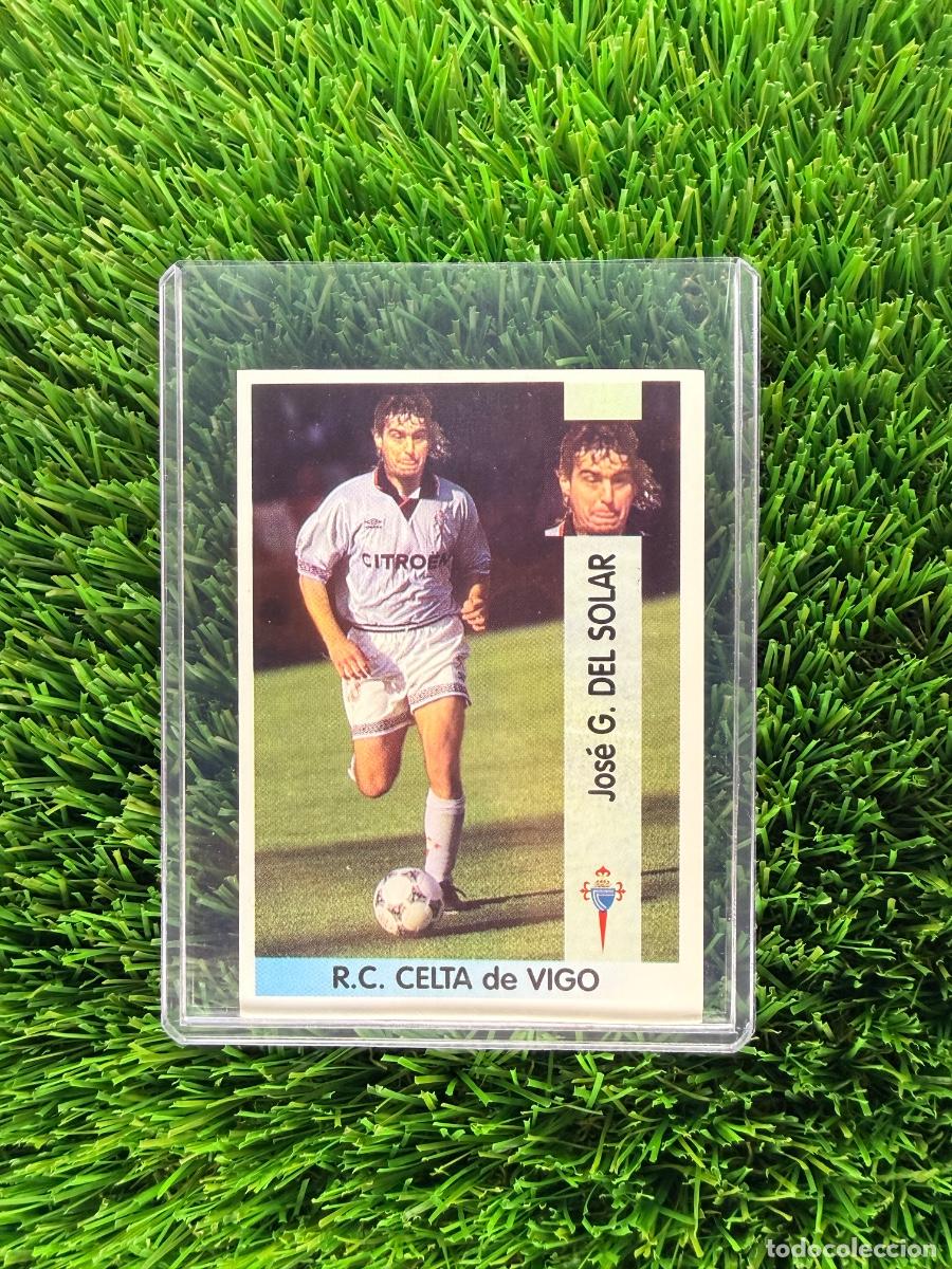 Fu&szlig;ball-Sticker: N&ordm; 168 Jos&eacute; Guillermo del Solar RC Celta Liga 96 97