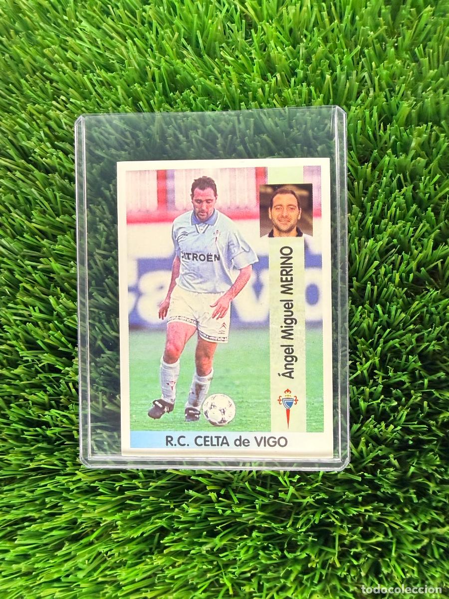 Cromos de f&uacute;tbol: N&ordm; 169 &Aacute;ngel Miguel Merino RC Celta Liga 96 97