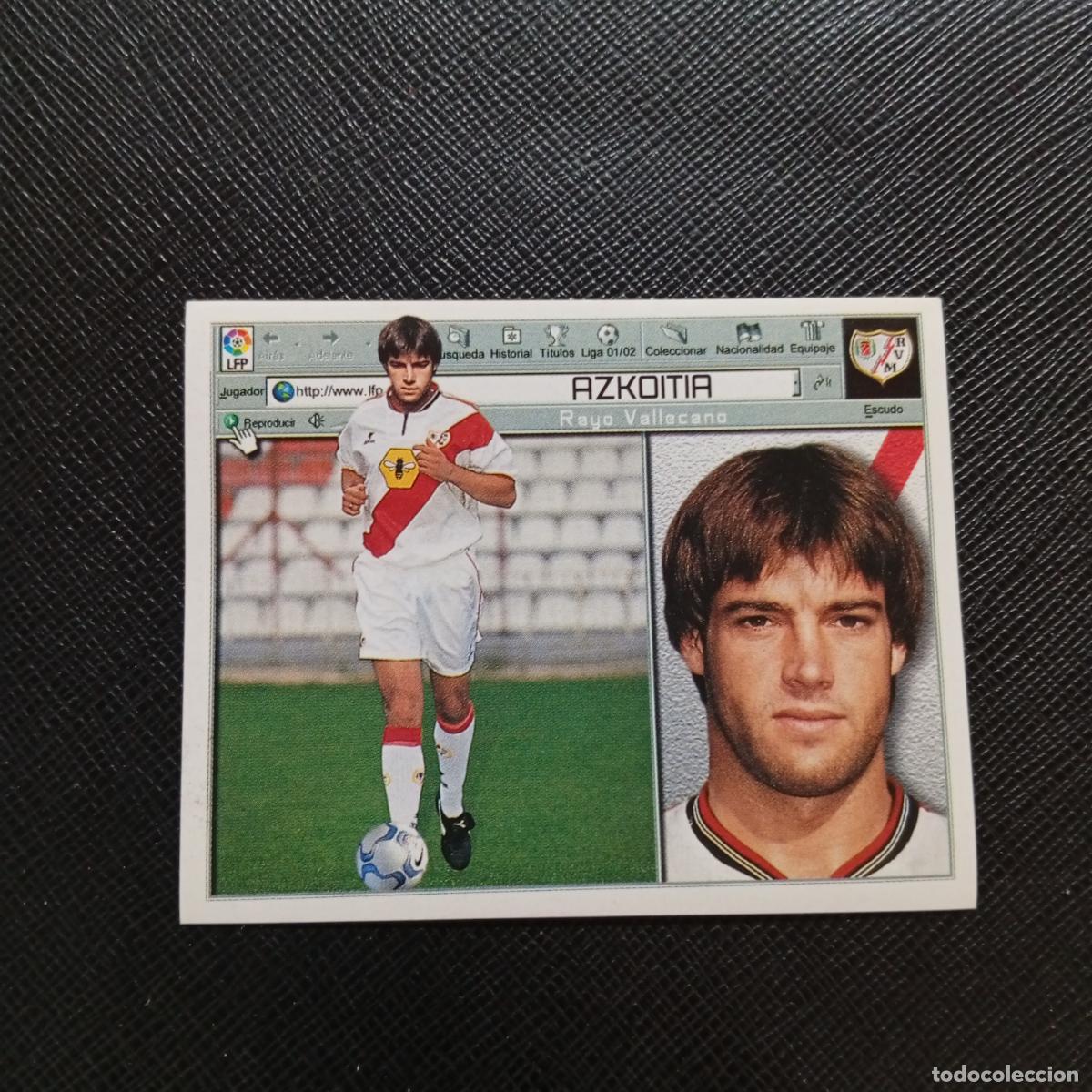 Cromos de f&uacute;tbol: AZKOITIA RAYO VALLECANO ESTE 2001 2002 CROMO FUTBOL 01 02 LIGA - SIN PEGAR - A216 PG379