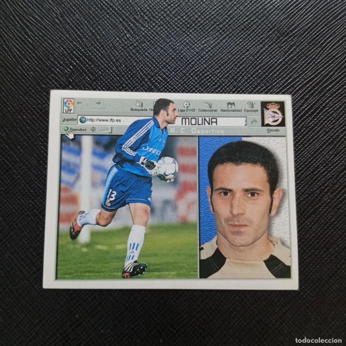Cromos de f&uacute;tbol: MOLINA DEPORTIVO ESTE 2001 2002 CROMO FUTBOL 01 02 LIGA - SIN PEGAR - A216 PG379