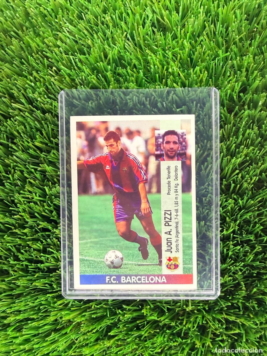 Cromos de f&uacute;tbol: N&ordm; 366 Juan Antonio Pizzi &Uacute;ltimos Fichajes FC Barcelona Liga 96 97