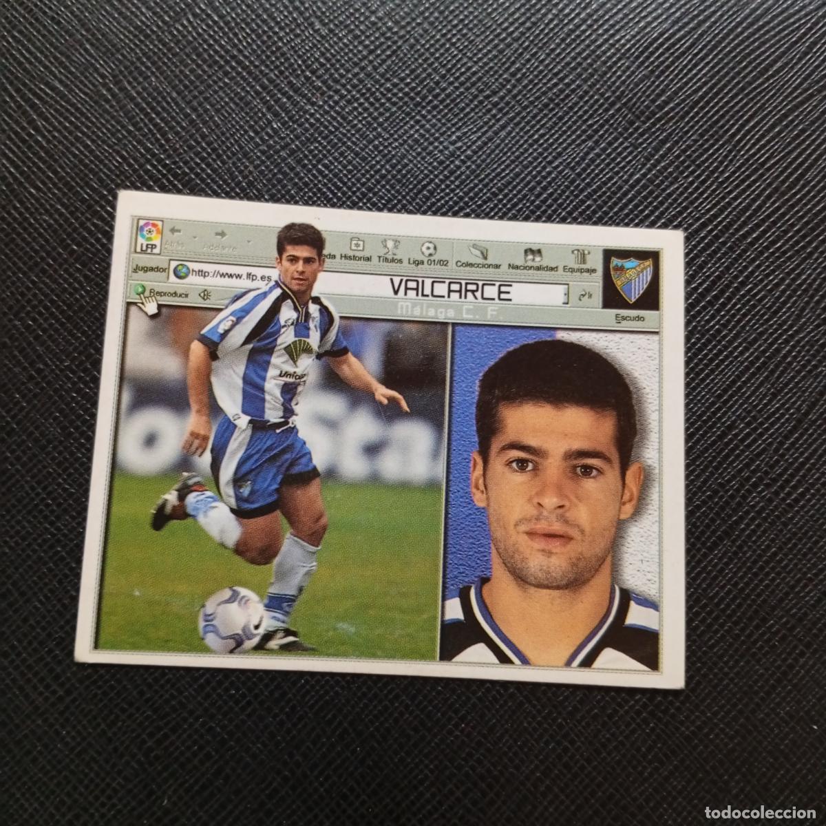 Cromos de f&uacute;tbol: VALCARCE MALAGA ESTE 2001 2002 CROMO FUTBOL 01 02 LIGA - SIN PEGAR - A216 PG379