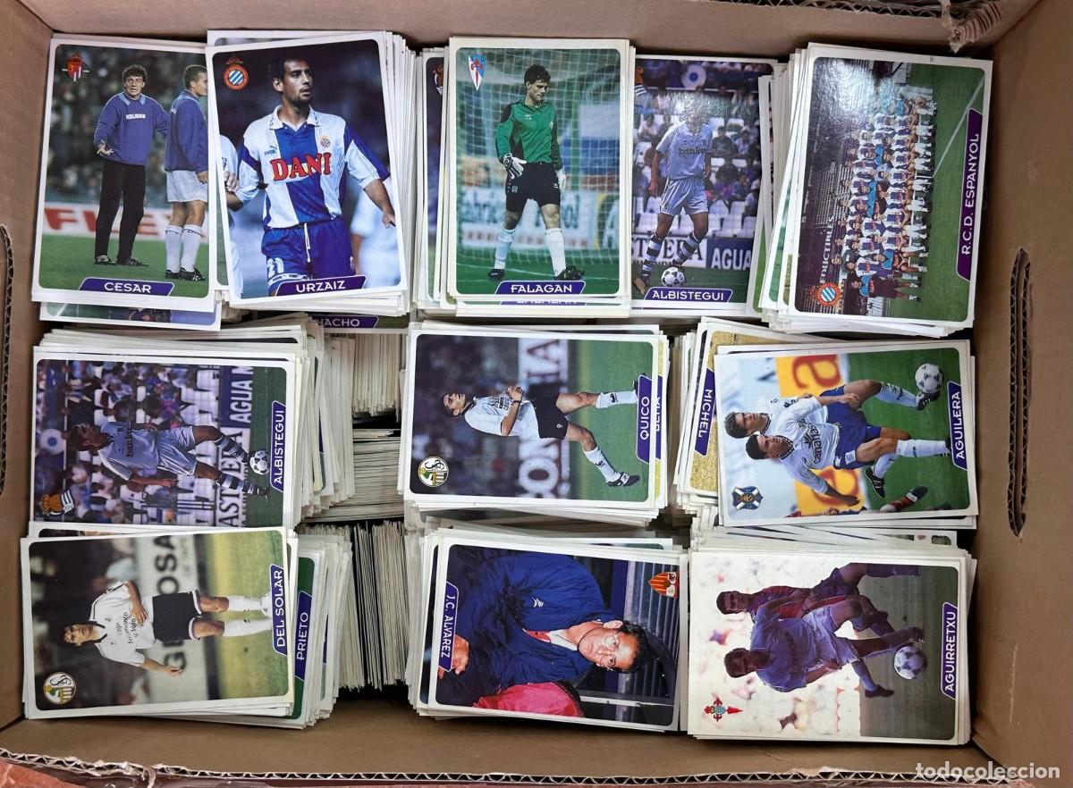 Fu&szlig;ball-Sticker: Caja de 8 kg Aprox Mundicromo 1995 96 Cromos basicos Primera Edicion No FC Barcelona ni Real Madrid