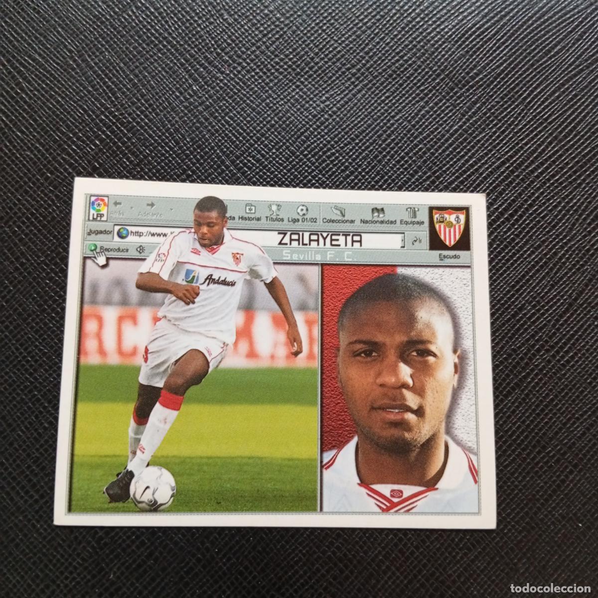 Cromos de f&uacute;tbol: ZALAYETA SEVILLA ESTE 2001 2002 CROMO FUTBOL 01 02 LIGA - SIN PEGAR - A216 PG379 BAJA
