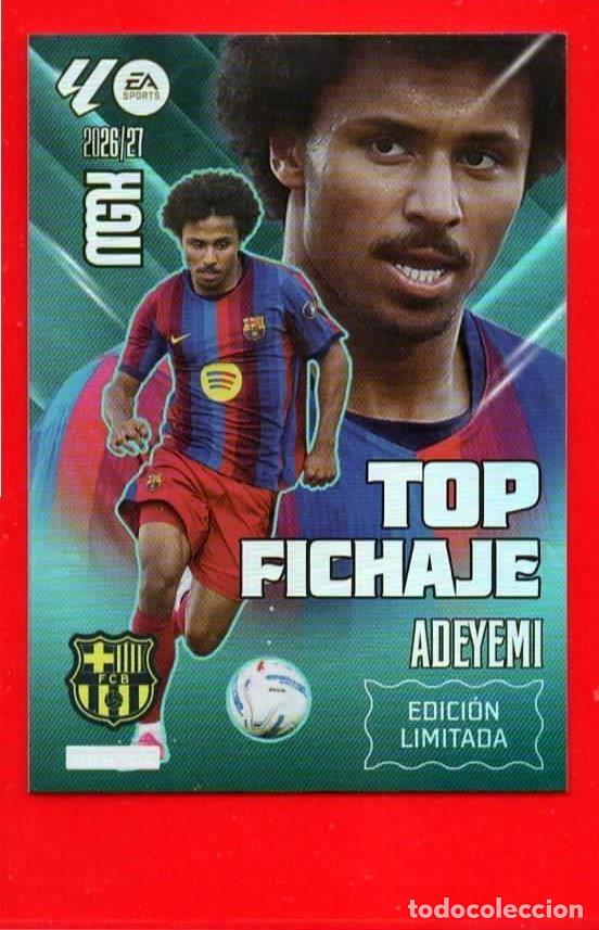 Cromos de f&uacute;tbol: Lote 3 Ediciones Limitadas Megacracks 2026 2027 26 27 Kang-In Lee, Adeyemi y Canales