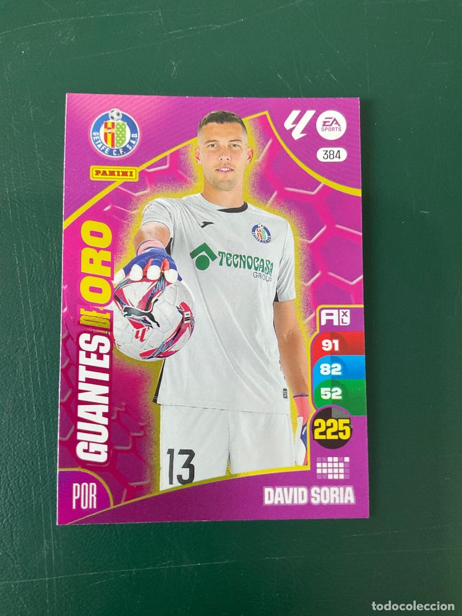 Cromos de f&uacute;tbol: David Soria GUANTES DE ORO n 384 Adrenalyn XL La Liga 2024 2025 (24 25)
