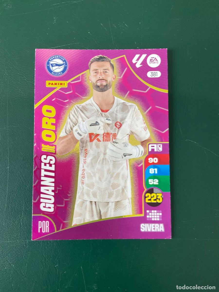 Cromos de f&uacute;tbol: Sivera GUANTES DE ORO n 381 Adrenalyn XL La Liga 2024 2025 (24 25)