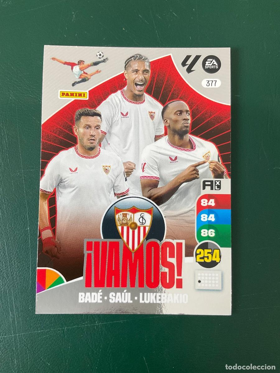 Cromos de f&uacute;tbol: Sevilla VAMOS n 377 Adrenalyn XL La Liga 2024 2025 (24 25)