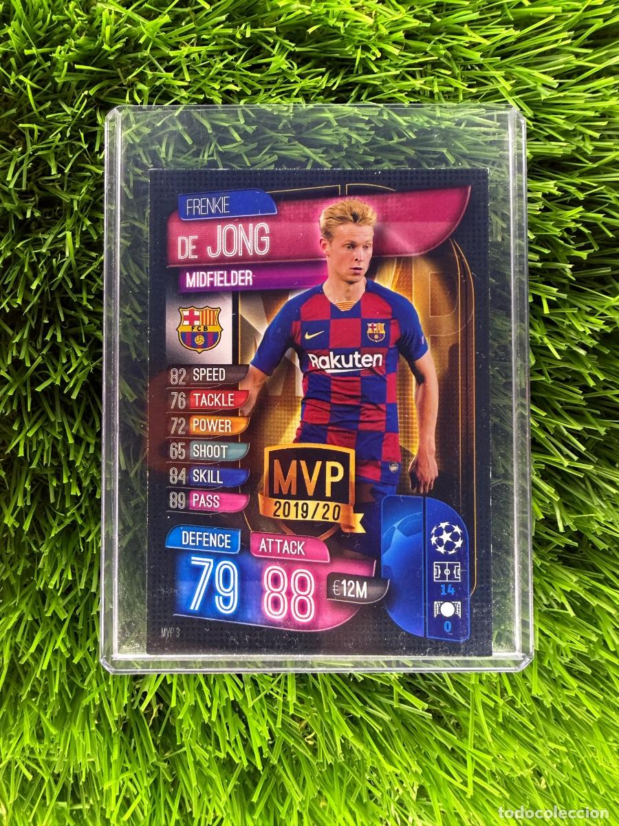 Cromos de f&uacute;tbol: N&ordm; MVP3 Frenkie de Jong MVP FC Barcelona Topps Match Attax Extra 19 20