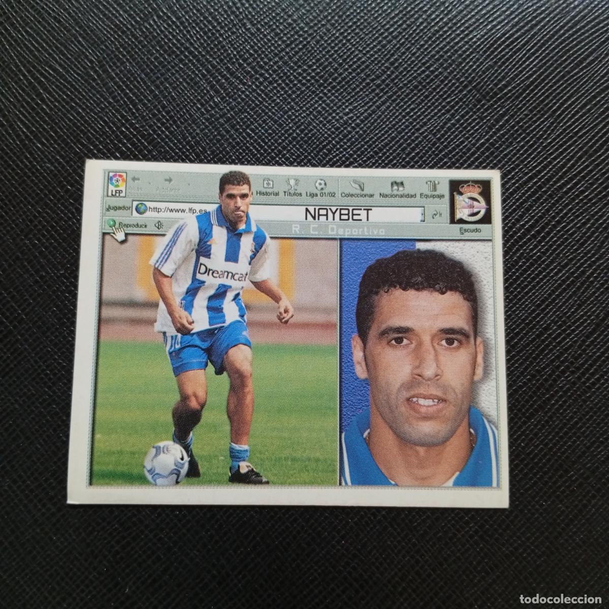 Cromos de f&uacute;tbol: NAYBET DEPORTIVO ESTE 2001 2002 CROMO FUTBOL 01 02 LIGA - SIN PEGAR - A216 PG388