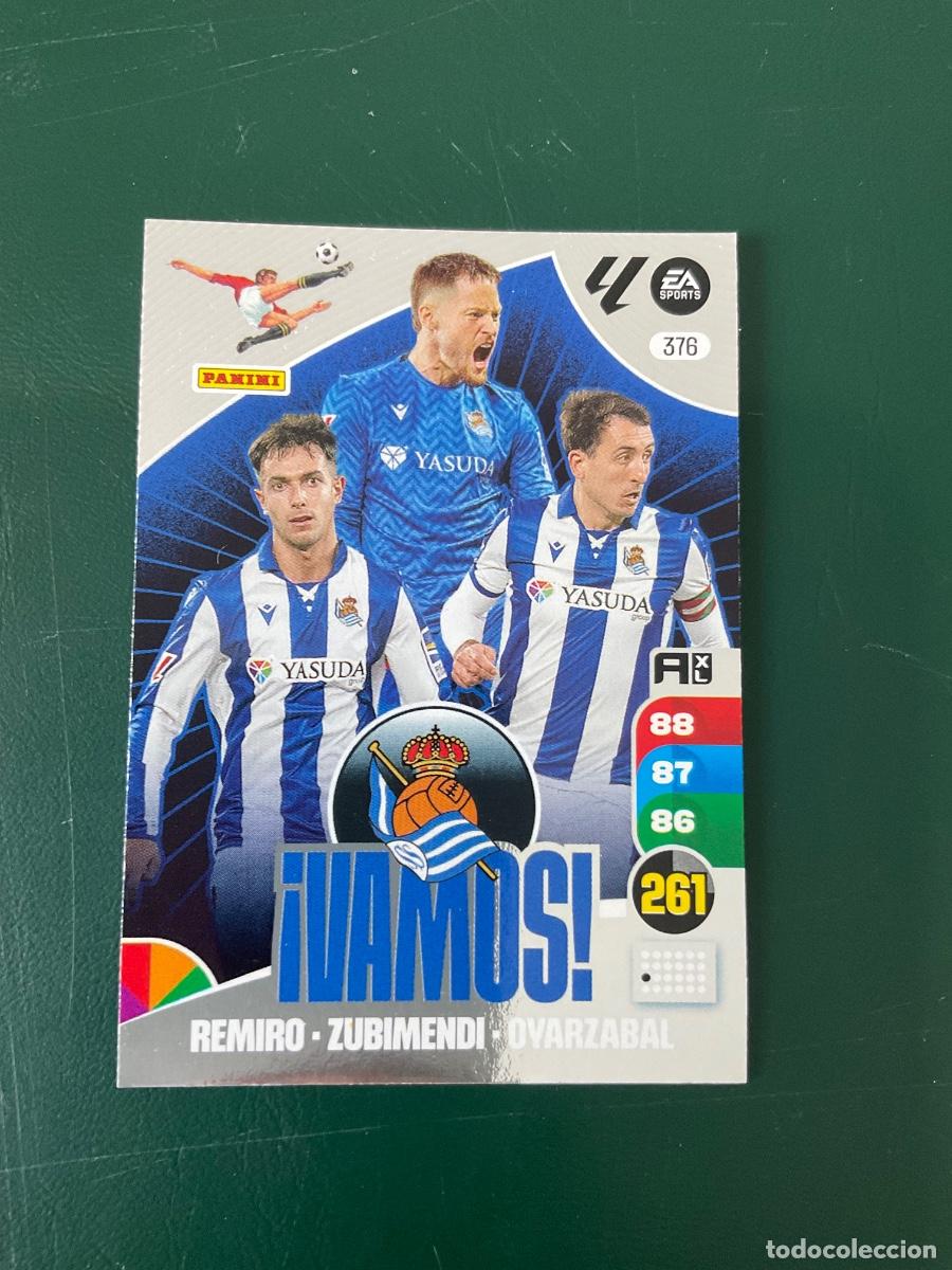 Cromos de f&uacute;tbol: Real Sociedad VAMOS n 376 Adrenalyn XL La Liga 2024 2025 (24 25)