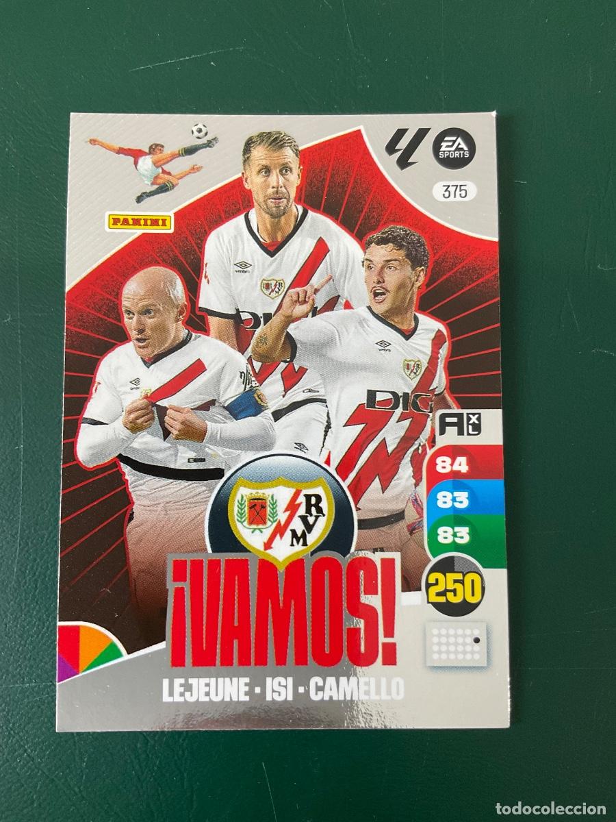 Cromos de f&uacute;tbol: Rayo Vallecano VAMOS n 375 Adrenalyn XL La Liga 2024 2025 (24 25)