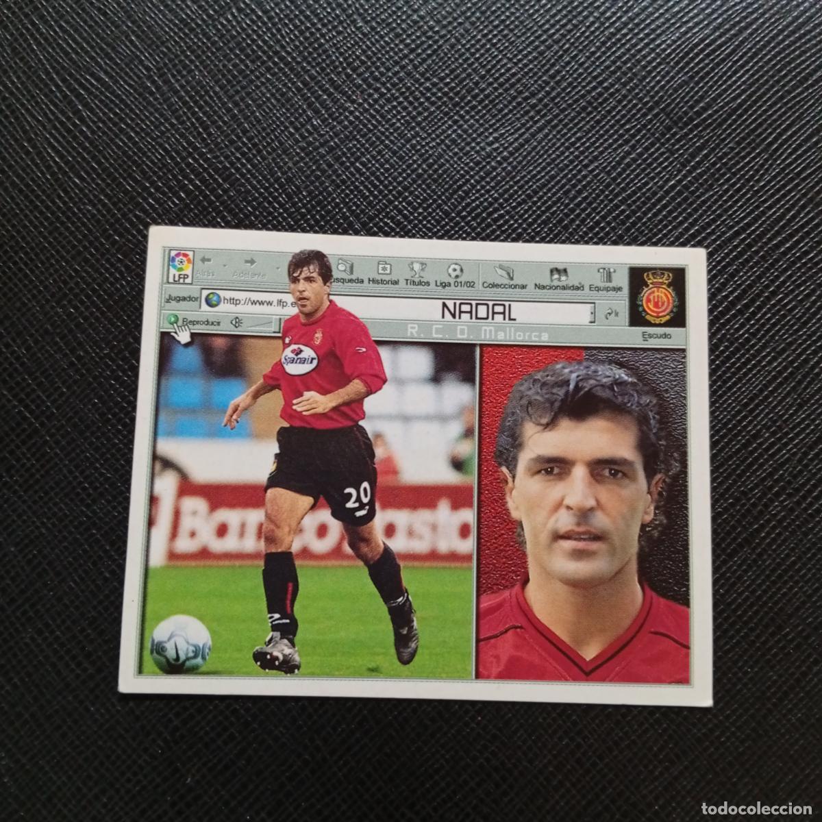 Cromos de f&uacute;tbol: NADAL MALLORCA ESTE 2001 2002 CROMO FUTBOL 01 02 LIGA - SIN PEGAR - A216 PG388