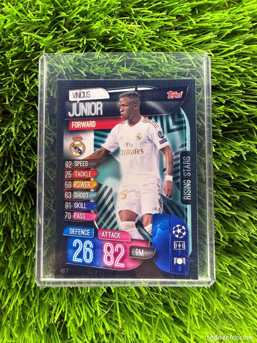 Cromos de f&uacute;tbol: N&ordm; RS7 Vin&iacute;cius J&uacute;nior Rising Stars Real Madrid CF Topps Match Attax Extra 19 20