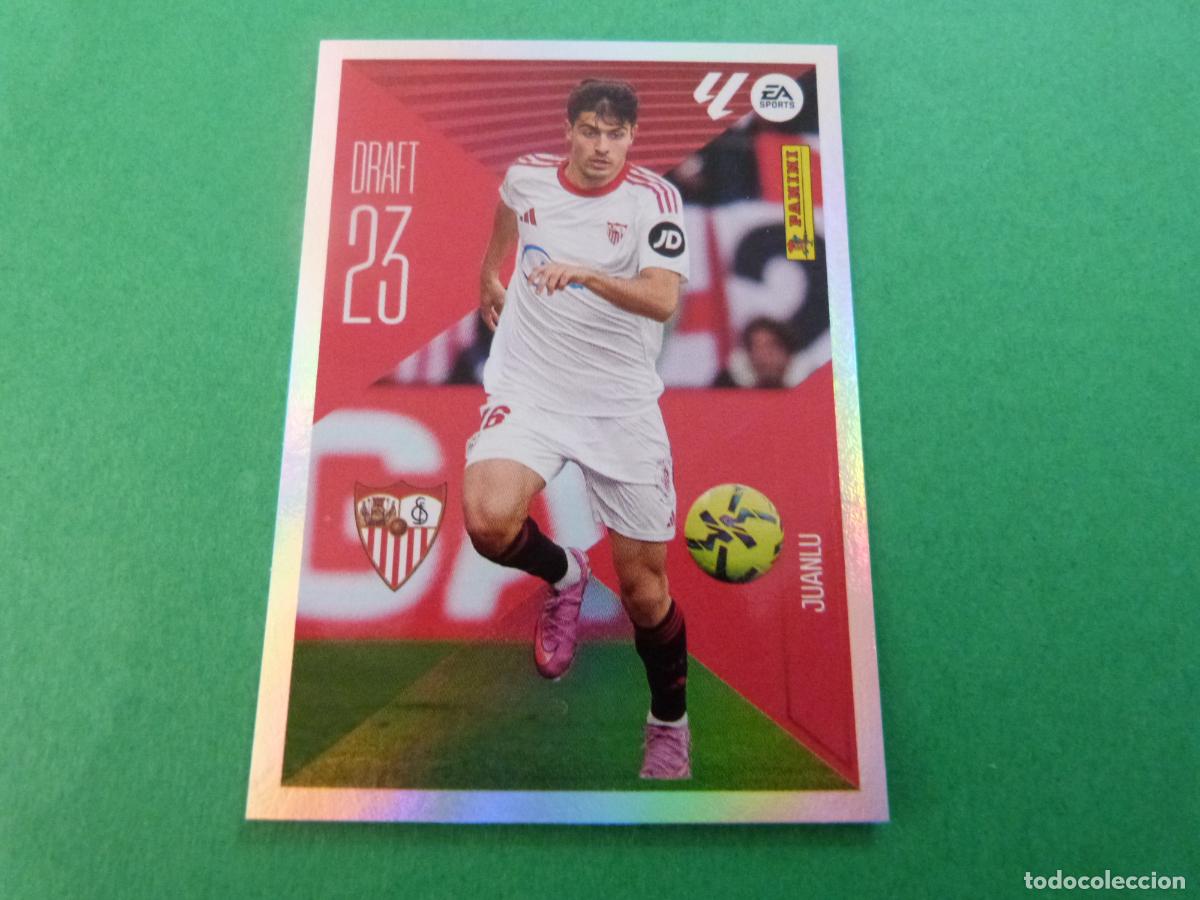 Cromos de Futebol: CROMO FUTBOL JUANLU SEVILLA F.C. SIN PEGAR N&ordm; 14 DRAFT 23 LIGA ESTE 2026-2027/26-27