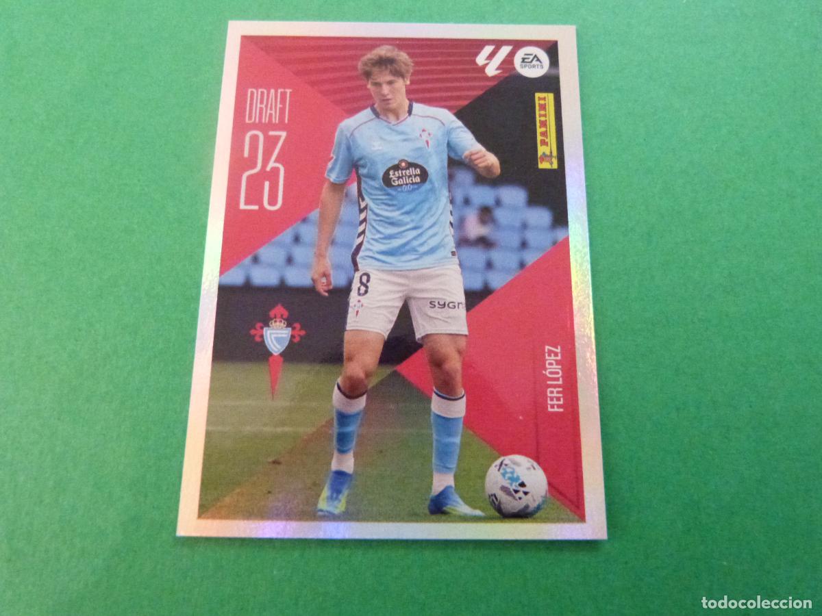Cromos de f&uacute;tbol: CROMO FUTBOL FER LOPEZ CELTA DE VIGO SIN PEGAR N&ordm; 7 DRAFT 23 LIGA ESTE 2026-2027/26-27