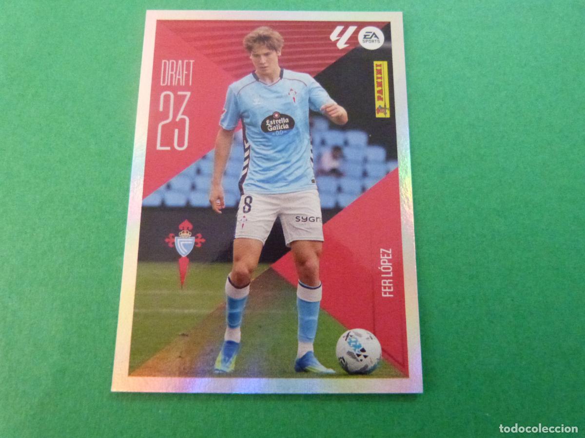 Cromos de f&uacute;tbol: CROMO FUTBOL FER LOPEZ CELTA DE VIGO SIN PEGAR N&ordm; 7 DRAFT 23 LIGA ESTE 2026-2027/26-27