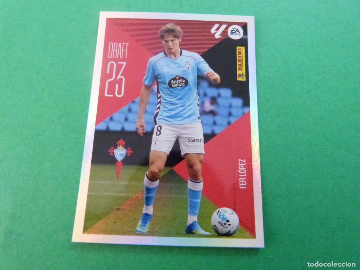 Cromos de f&uacute;tbol: CROMO FUTBOL FER LOPEZ CELTA DE VIGO SIN PEGAR N&ordm; 7 DRAFT 23 LIGA ESTE 2026-2027/26-27